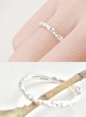 原创设计风树枝开口可调节戒指环