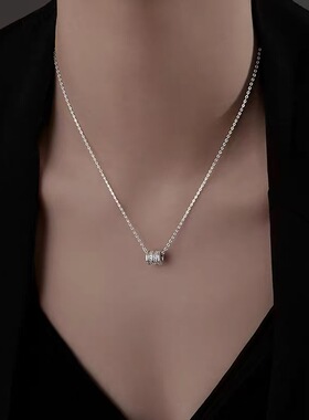 925纯银小蛮腰项链轻奢小众2025新爆款高级颈链女锁骨链