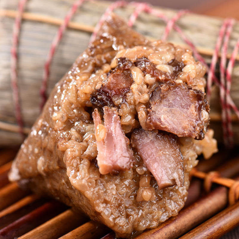 精肉粽子瘦肉粽湖州特产国芳粽子端午棕子新鲜现做散装超嘉兴包邮