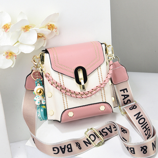 高级感手机包斜挎包2024新款女包迷你小包包百搭上班小拎包粉色潮