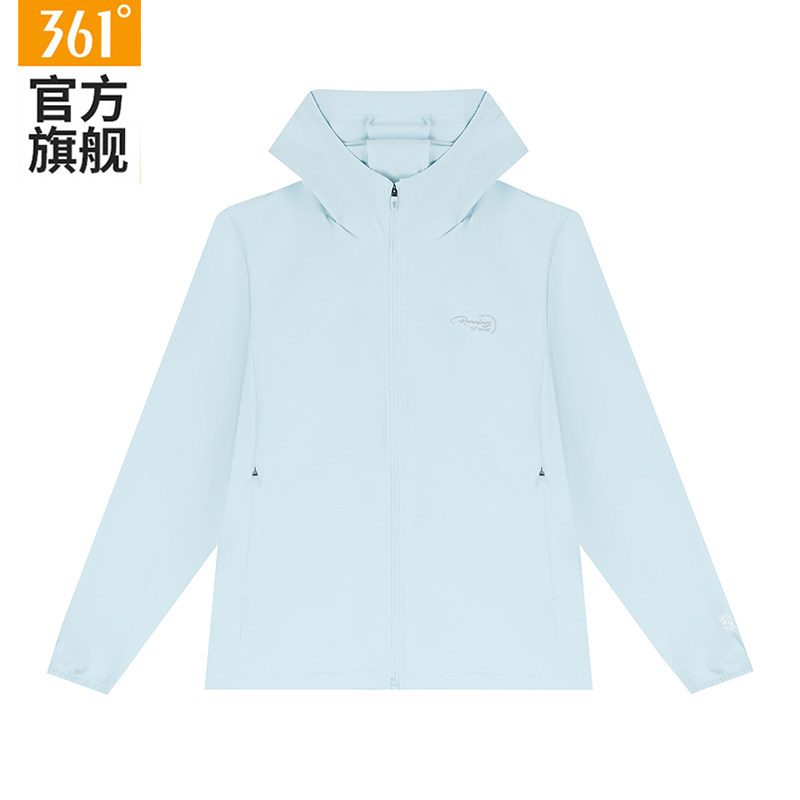 361运动风衣女2026夏季新款透气薄款防晒服连帽休闲跑步外套女士