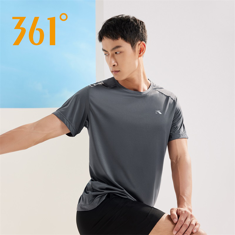 361°运动短袖宽松透气速干衣男