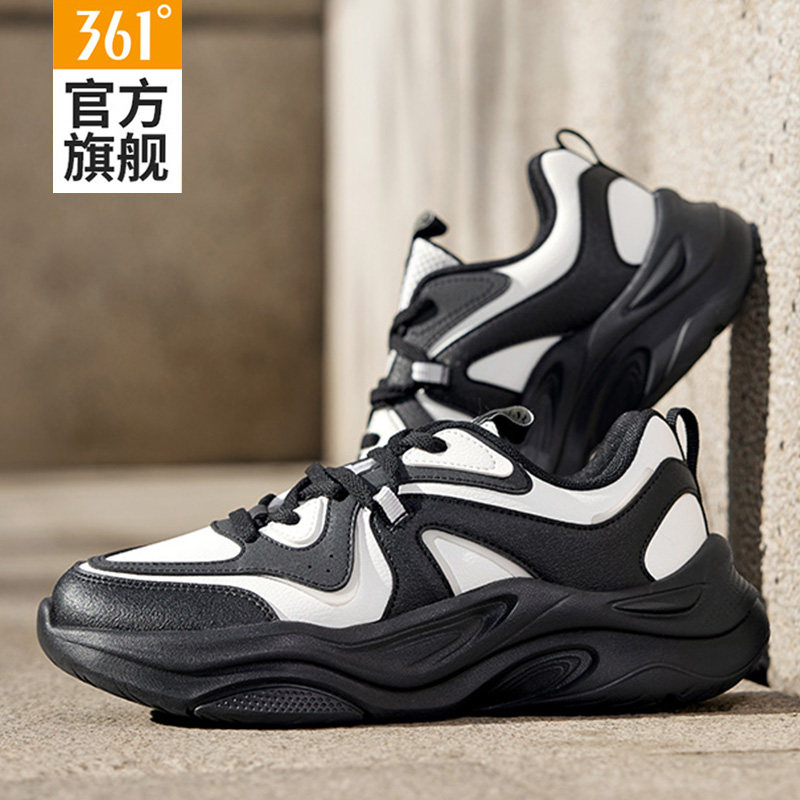 361运动鞋女鞋皮面防水复古轻便