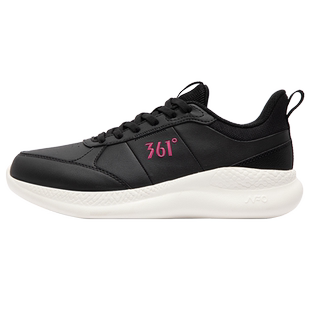 361运动鞋女鞋2026春秋新款皮面防水休闲鞋女士轻便软底跑步鞋子