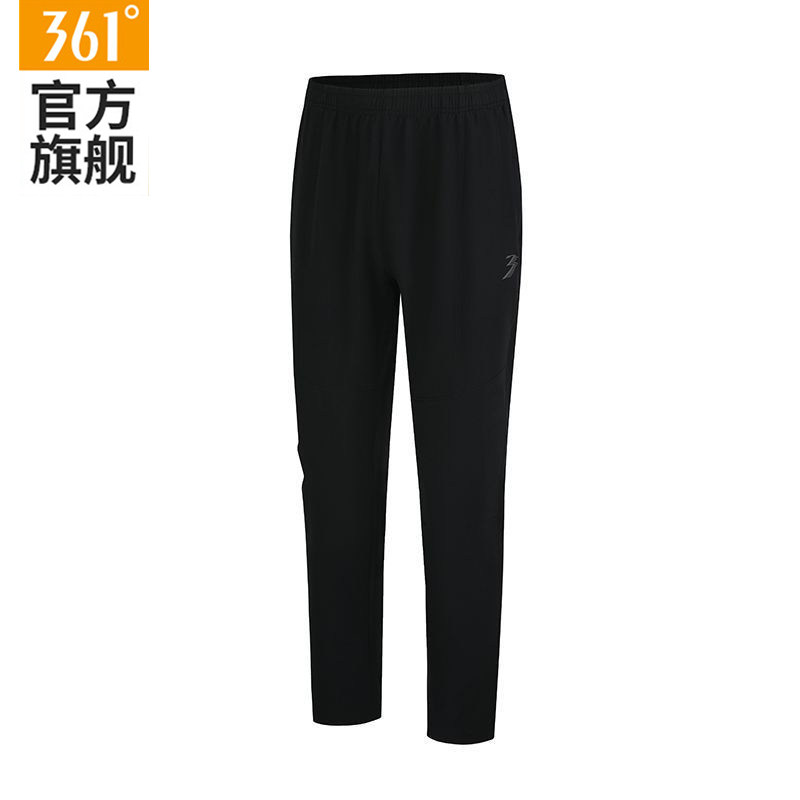 361男运动长裤轻便休闲直筒黑色