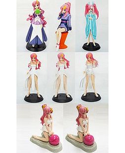 【现货】日版万代 高达seed 拉克丝 舰长礼服水着女主角 盒蛋手办