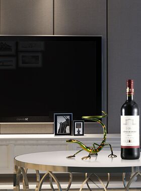 TOOARTS花斑壁虎酒架工艺品创意家居摆件装饰样板房客厅摆件礼品