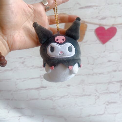孤品  岛国订单  超可爱 kuromi 小恶魔 变身 小挂件 毛绒玩具