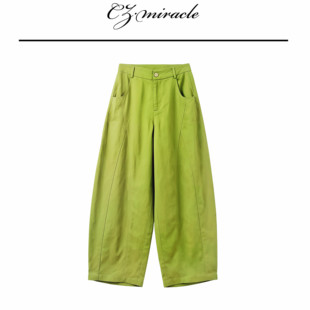 比利时进口亚麻 莱赛尔 弯刀裤 王 休闲裤 2915c 裤