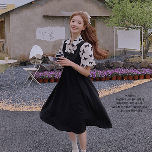 [新款]假两件少女拼接连衣裙280-2235-p95k148,女装连衣裙,Mushroom