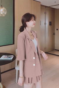2022西装套装 纯色两件套夏 提供280-892 p75k118图片