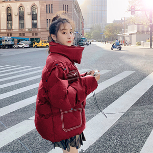 已出货，双11主推新年红短款棉服袖子可拆变马甲011-931-P140K208,女装棉衣/棉服,Mushroom