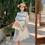 【新款出货中】不对称绑带天丝连衣裙2279-p95k148，女装连衣裙，Mushroom