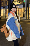 【新款】数据好，大货已下标90绒撞色羽绒服2268p295k438，女装羽绒服，Mushroom