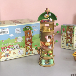 角落生物盲盒树桩摆件可爱卡通玩具公仔女手办微景观场景模型礼物