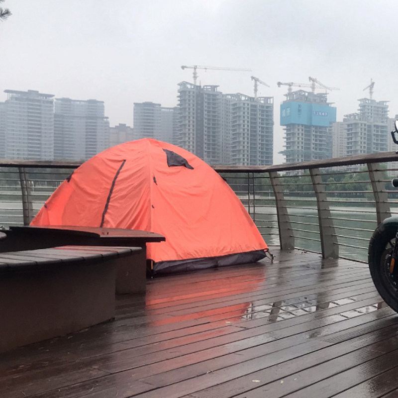 希尔曼征途2-3人抗雨铝杆帐篷