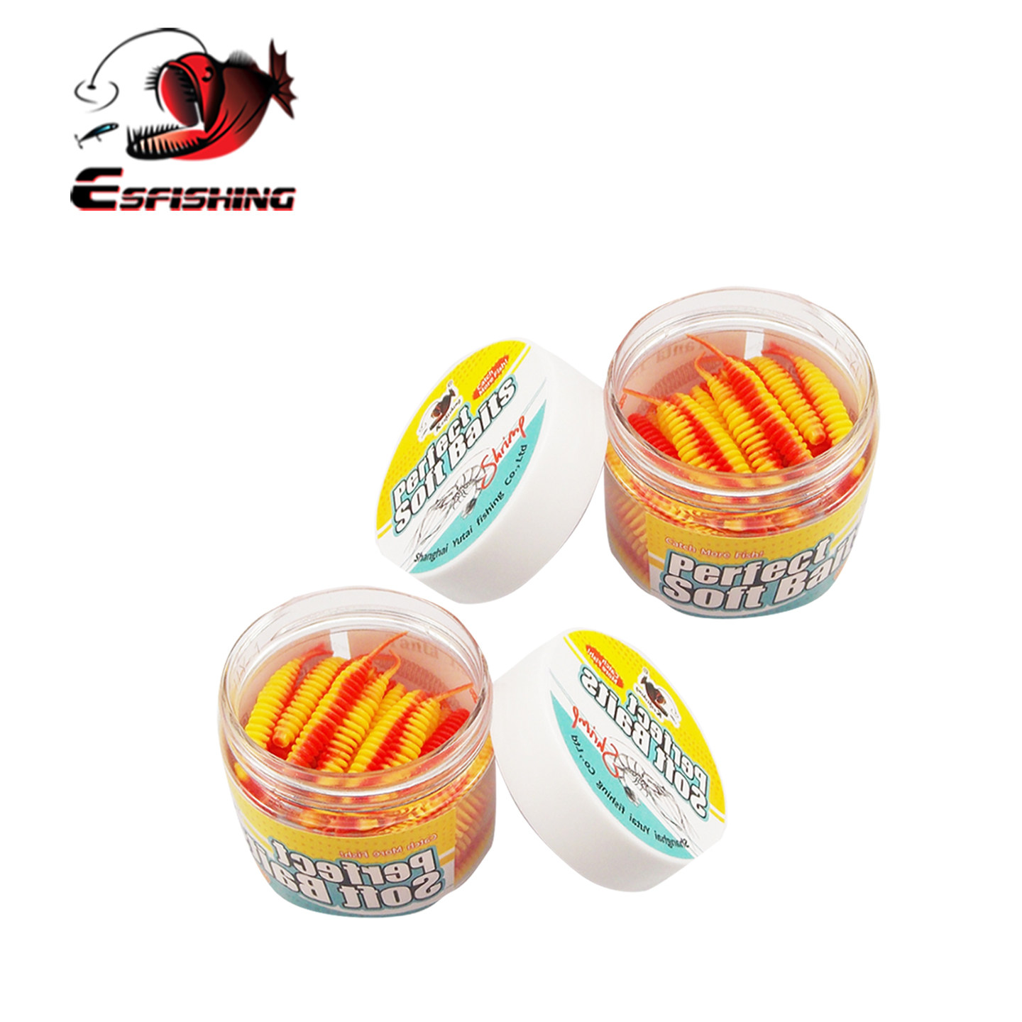 拟饵盒装蠕虫小饵打黑爆钓