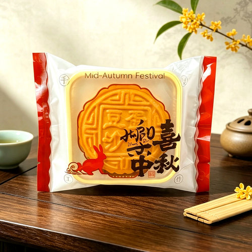 中秋月饼袋开窗机封袋新款