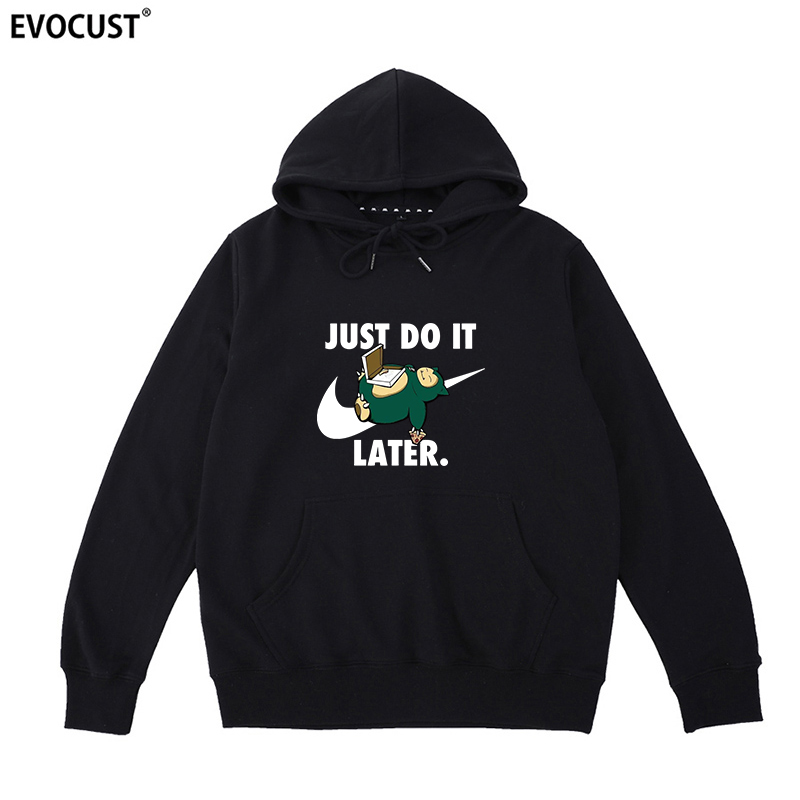 snorlax搞笑恶搞连帽卫衣卡比