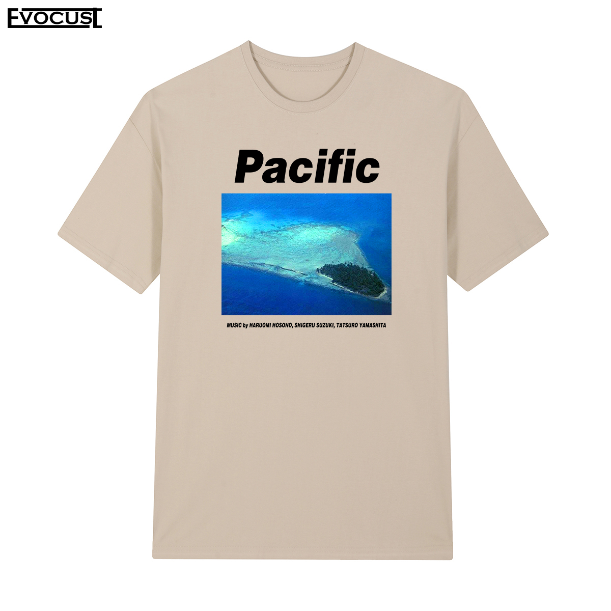 Pacific細野晴臣Haruomi Hosono爵士复古怀旧黑胶唱片短袖T恤男女