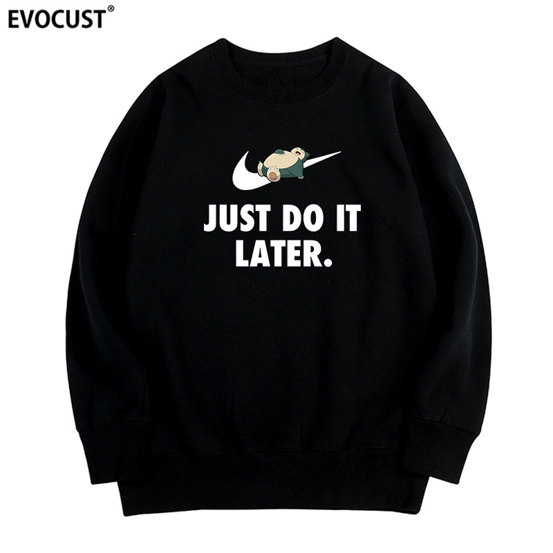 卡比兽snorlax恶搞圆领卫衣