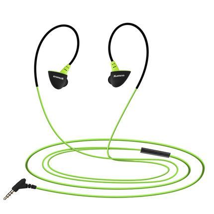 kanen/卡能 s30入耳式运动耳机跑步重低音手机音乐耳带麦通话耳塞