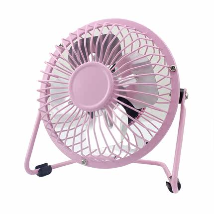 由噻 usb风扇4寸 金属静音 小电风扇 办公室电脑 迷你USB风扇