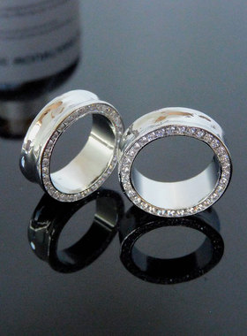 日韩ins高级戒指女水波纹金属