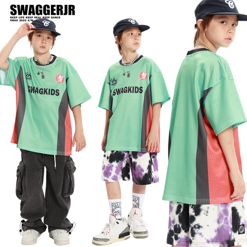 Swagger.JR嘻哈街舞短袖套装