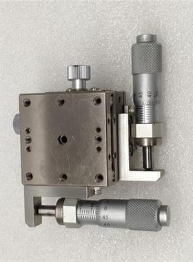 米思米X轴Y轴直线滚珠导轨千分尺微调滑台 XYSG40 日本原装