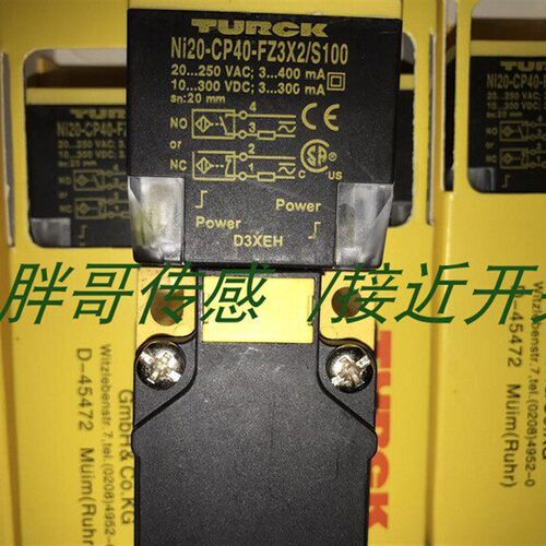 全新方形图尔克接近开关BI20U-CP40-VP4X2  BI15-CP40-FZ3X2/S97