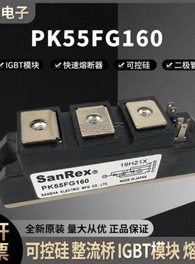三社SANREX可控硅PK55FG160功率模块原装现货直销