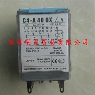 DC220V继电器假一罚十 A40DX 正品 西班牙中间继电器C4