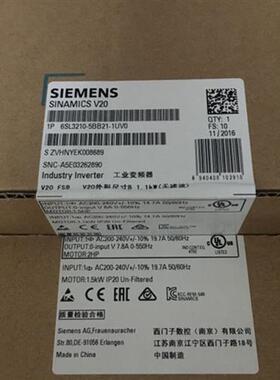 6SL3210-5BB21-1UV0 SINAMICS V20200-240V1相交流 -10/+10