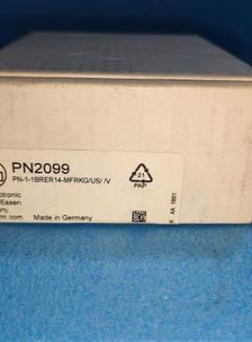易福门 PN2099 压力传感器 PN-1-1BRER14-MFRKG/US//V 全新