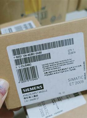 6ES7134-4GB01-0AB0 ET200S模拟输入模块 6ES71344GB010AB0