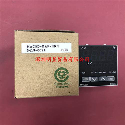 原装正品日本温控器MAC5D-KAF-NNN假一罚十