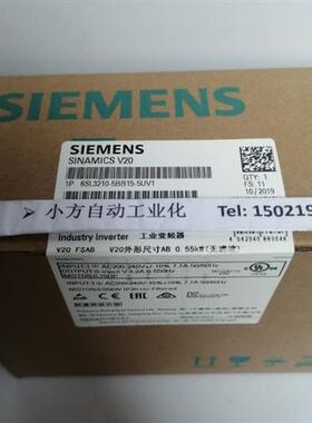 6SL3210-5BB15-5UV1 SINAMICS V20200-240 V1相交流-10/+10