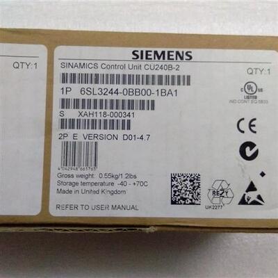 G120控制单元CU240B-2原装6SL3244-0BB00-1BA1 现货