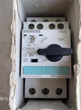 全新原装马达保护断路器3RV1421-1KA10