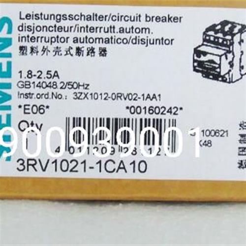 3RV1021-0CA10进口断路器0.18-0.25A 3RV1021-0CA10现货
