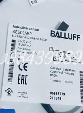 BALLUFF巴鲁夫BES01WP传感器BES R03KC-PSC30B-BP00,3-GS49 现货