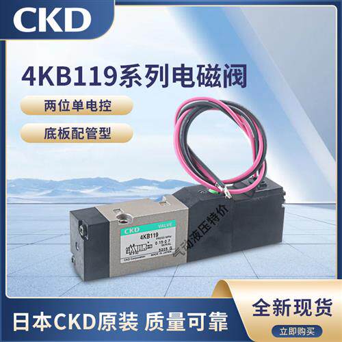 4KB119-00-DC110V/AC220V/DC24V日本CKD电磁阀发货迅速