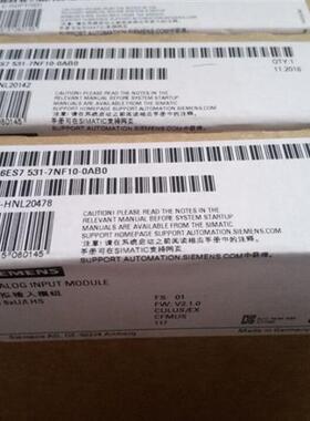 6ES7531-7NF10-0AB0 S7-1500模拟输入模块6ES75317NF100AB0