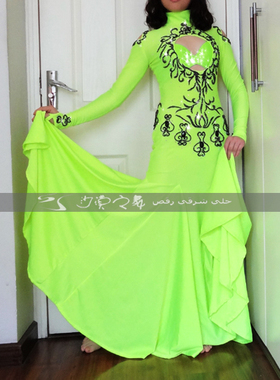 yana老师同款 连体长袍 肚皮舞袍子 演出服 表演服 量身订做