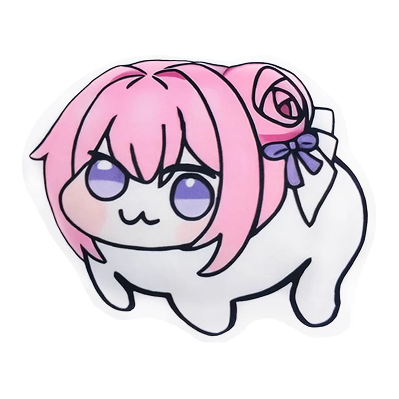 doro桃乐丝抱枕修狗粉头发狗搞怪NIKKE胜利女神沙发靠垫