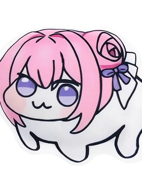 doro桃乐丝抱枕修狗粉头发狗搞怪NIKKE胜利女神沙发靠垫