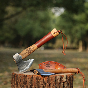 G&B暴躁熊 维京尼曼斧头锻造木工斧锻打劈柴斧户外斧开山斧手斧