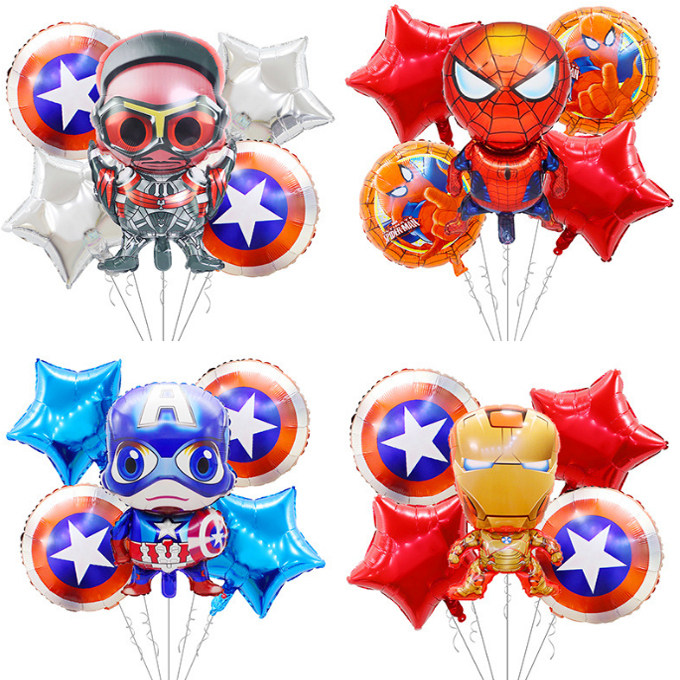 漫威绿巨人钢铁蜘蛛侠组合卡通铝膜气球 男孩生日party宴布置装饰,节庆用品/礼品,飘空气球,淘宝优惠券,粉丝福利购,淘宝优惠卷