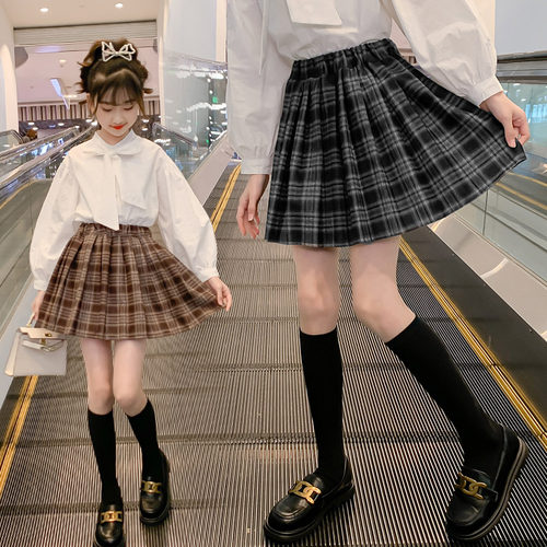 女童半身裙2025春秋新款女大童